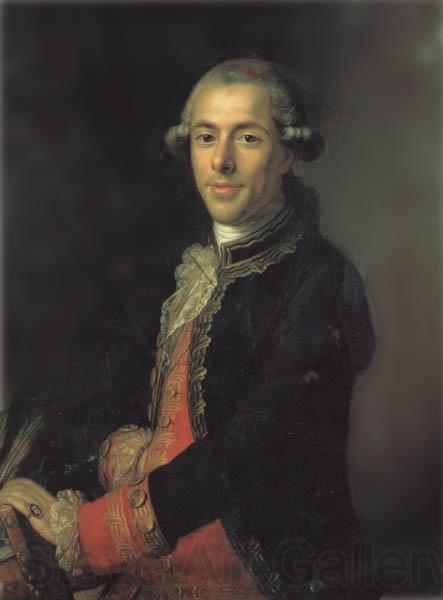 Joaquin Inza Portrait of Tomas de Iriarte Norge oil painting art